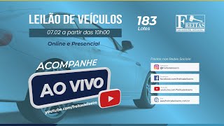 AO VIVO  Leilão Online de Veículos  Freitas Leiloeiro 07022024 [upl. by Kcirddehs822]