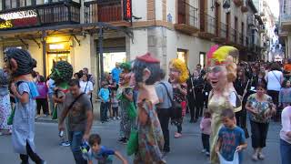 GIGANTES Y CABEZUDOS FERIA DE SAN MATEO ALCALA LA REAL 2092017 3310 [upl. by Ilek]