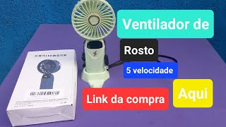 ventilador de rosto 5 velocidade índico Link aqui [upl. by Neumeyer]