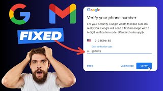 FIXED GOOGLE or GMAIL Verification Code Not Received Problem [upl. by Nahsad]