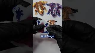 Mini frogs resin resinart epoxy epoxyresin frog epoxyart unmolding [upl. by Dinan]