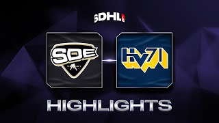 SDE Hockey vs HV71  Game Highlights [upl. by Sad]