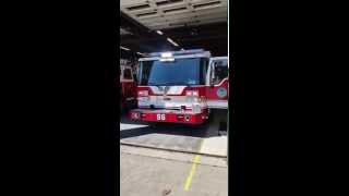 Woodlawn Fire Truck with Train Horn [upl. by Noram692]