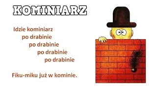 Zabawy wierszyki paluszkowe  Kominiarz [upl. by Rednav]