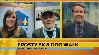 FamilyCores 22nd Annual Frosty 5k amp Dog Walk [upl. by Anahc]