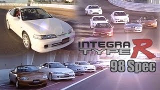 ENG CC Integra Type R 98spec debut battle  FTO R Celica MR2 MX5 Z3 Tsukuba 1998 [upl. by Llennor]