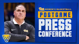 Pitt Womens Basketball  Postgame vs Notre Dame [upl. by Mendelsohn590]