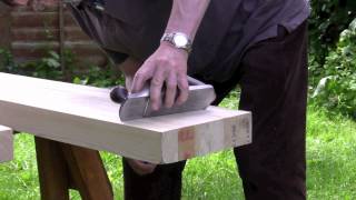 How to build a workbench  Part 2 Planing and preparing the top  Paul Sellers [upl. by Travax458]