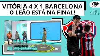 VITÓRIA 4 X 1 BARCELONA BA  RUBRO NEGRO GOLEIA E SE GARANTE NA FINAL DO BAIANÃO [upl. by Farland735]