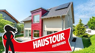 Haustour Energieautarkes Fertighaus Fischerhaus Musterhaus mit tollen Wohnideen  Hausbau Helden [upl. by Abernathy]