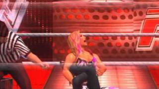 Smackdown Vs Raw 2011 Natalya Sharpshooter [upl. by Nylidam392]