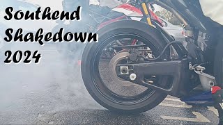 Southend Shakedown 2024 With Celebrity Bradley Walsh on CBR900RR Fireblade [upl. by Garrik]