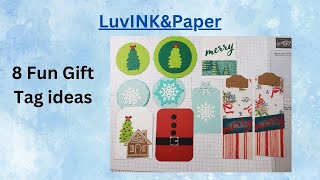 8 Fun Gift Tag ideas [upl. by Quintie]