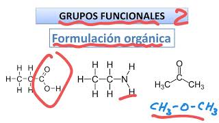 Grupos funcionales 2 Repaso Formulación Orgánica [upl. by Casar476]