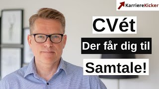 Fra papir til handling CVet der sætter gang i din jobsøgning [upl. by Imeon437]