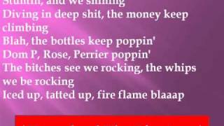 Birdman Featuring Lil Wayne  Fire Flame Lyrics [upl. by Krystalle495]