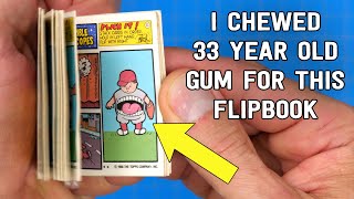 I chewed 33 year old GUM for this flipbook 🤮 [upl. by Wendalyn16]