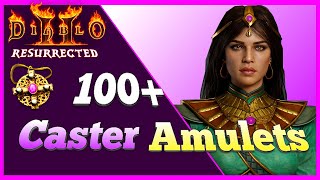 I Crafted a 20FCR Amulet  100 Caster Amulet Crafting  Diablo 2 Resurrected Season 3 [upl. by Starla475]