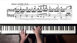 Beethoven Pathétique Sonata TUTORIAL 2nd Movement  P Barton FEURICH piano [upl. by Onez]