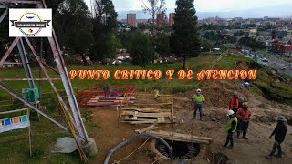 VOLANDO EN DRONE 4K  PUNTOS CRITICOS Y DE ATENCION PUENTE CALLE 127 CON AV BOYACA [upl. by Vez113]