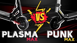 Motur Plasma Max VS Motur Punk Max  ELECTRIC SCOOTER COMPARISON VIDEO [upl. by Ariahs]