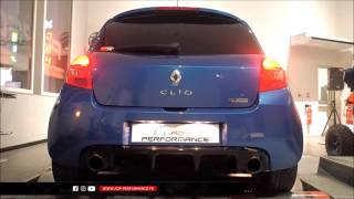 Reprogrammation moteur  Akrapovic Renault Clio 3 RS 20 16V 201 PS 195  210 PS  ADP Performance [upl. by Innek]