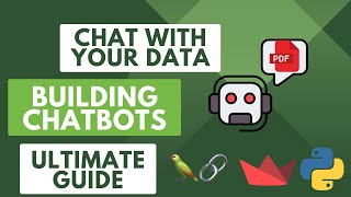 Ultimate Guide to Building Chatbots to Chat with Your Data  AI Chatbot Tutorial [upl. by Ekard229]