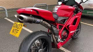 Ducati 1098 2007 With Termignoni Exhaust  Completely Motorbikes [upl. by Malchus694]