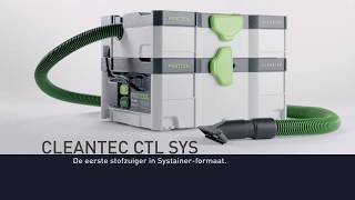 Festool Product Video  Mobiele stofzuiger CLEANTEC CTL SYS [upl. by Lerrud]