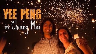 Yi Peng and Loi Krathong in Chiang Mai [upl. by Isoj104]