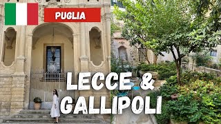 Southern PUGLIA trip Lecce Specchia amp Gallipoli [upl. by Iaras]