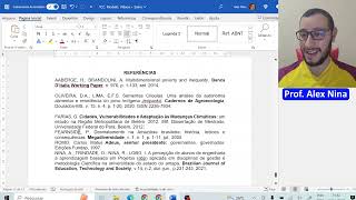 TCC Referências  Ferramenta AZ para ordem alfabética  Estilo RefABNT [upl. by Yarvis]
