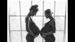 Kate Hudson Compares Her Heavily Pregnant Tummy To BFF Angi Fletcher [upl. by Ahsieym]