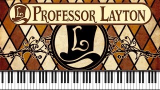 Synthesia Piano Tutorial Professor Layton and the Curious Village  Theme [upl. by Grissel]