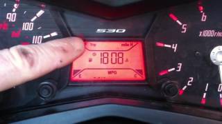 Yamaha Tmax 530 oil indicator service reset [upl. by Cheston]