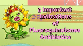 5 Important Indications of Fluoroquinolones Antibiotics Step 1 COMLEX NCLEX® PANCE AANP [upl. by Mitran]