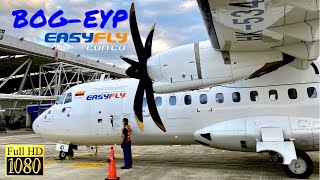 TRIP REPORT EasyFly ATR 42600  BogotÃ¡  Yopal  Espectacular Amanecer HD [upl. by Zweig504]