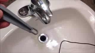 FAST Sink Drain Stopper Repair [upl. by Lebezej167]