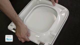 Step by Step Guide to Install Soft Close Toilet Seat  Roca [upl. by Irahcaz996]