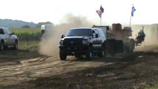 ford excursion 73L Powerstroke Pull Orfordville WI [upl. by Davina]