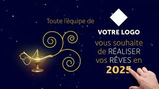 Vœux bonne année originaux 2025 🧞‍♂️💭 FX162  Vidéostorytelling by Néologis [upl. by Garett]