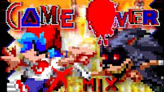 FNF  GAMEOVER Lord X Mix [upl. by Drawoh]