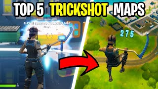 Top 5 BEST Fortnite Trickshot Maps With CODES [upl. by Muriel]