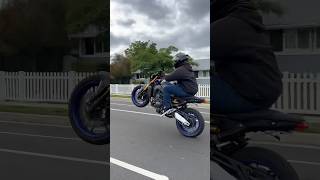 Epic Wheelie Yamaha MT09 🏍️ yamaha mt09 wheelie [upl. by Egdirdle167]