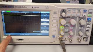 Siglent Oscilloscope DC voltage measurement Procedure [upl. by Faxon362]