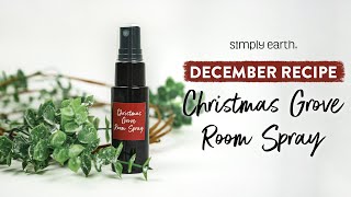 Christmas Room Spray Recipe With Essential Oils [upl. by Oremar]