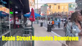 Beale Street Memphis Downtown [upl. by Kalindi]