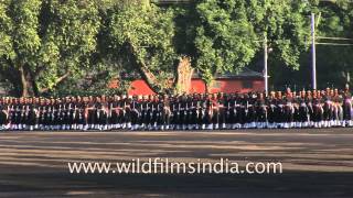 Left Right Left Indian Military Academy marches on [upl. by Nollahs]