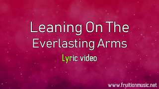 Leaning On The Everlasting Arms Low Key Instrumental with Lyrics [upl. by Omrellig]