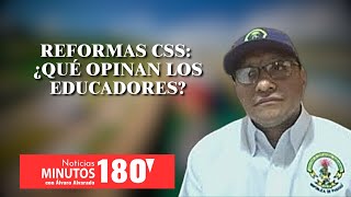 Educadores Veraguenses rechazan la ley de la CSS tal y como está redactada Maestro Iván Rodríguez [upl. by Beale]